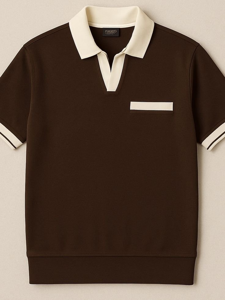 Men’s Pink Beige Striped Linen Shirt