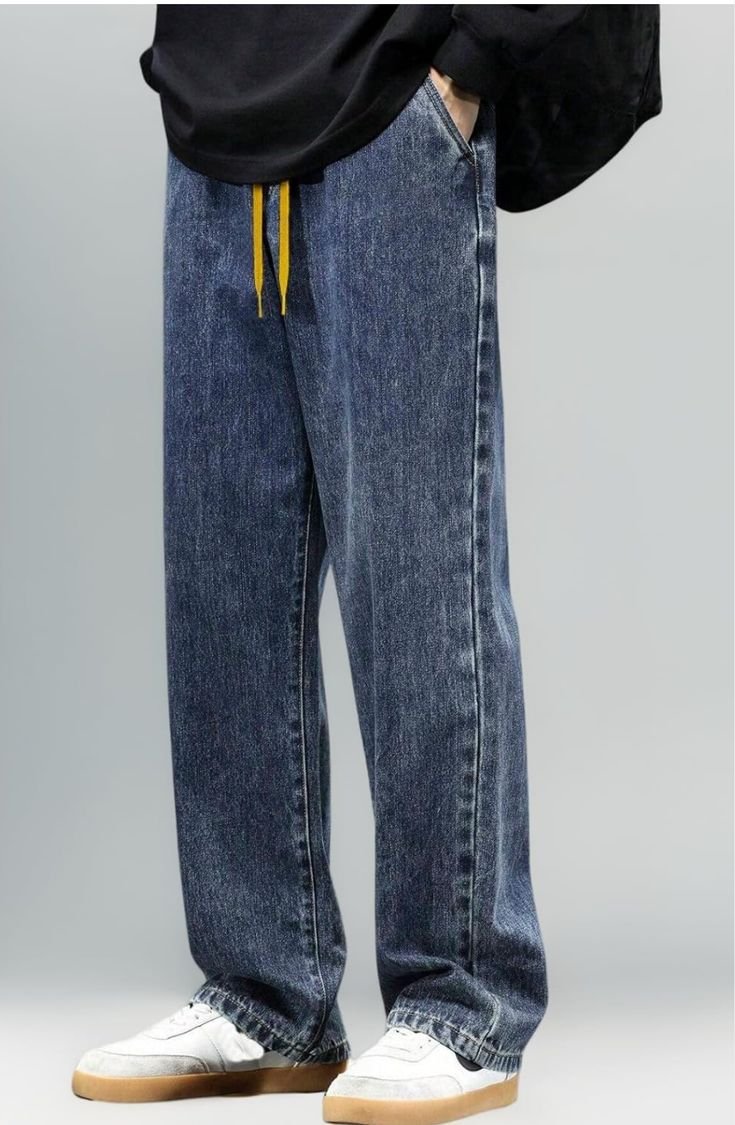 Men’s Straight Fit Baggy Jeans